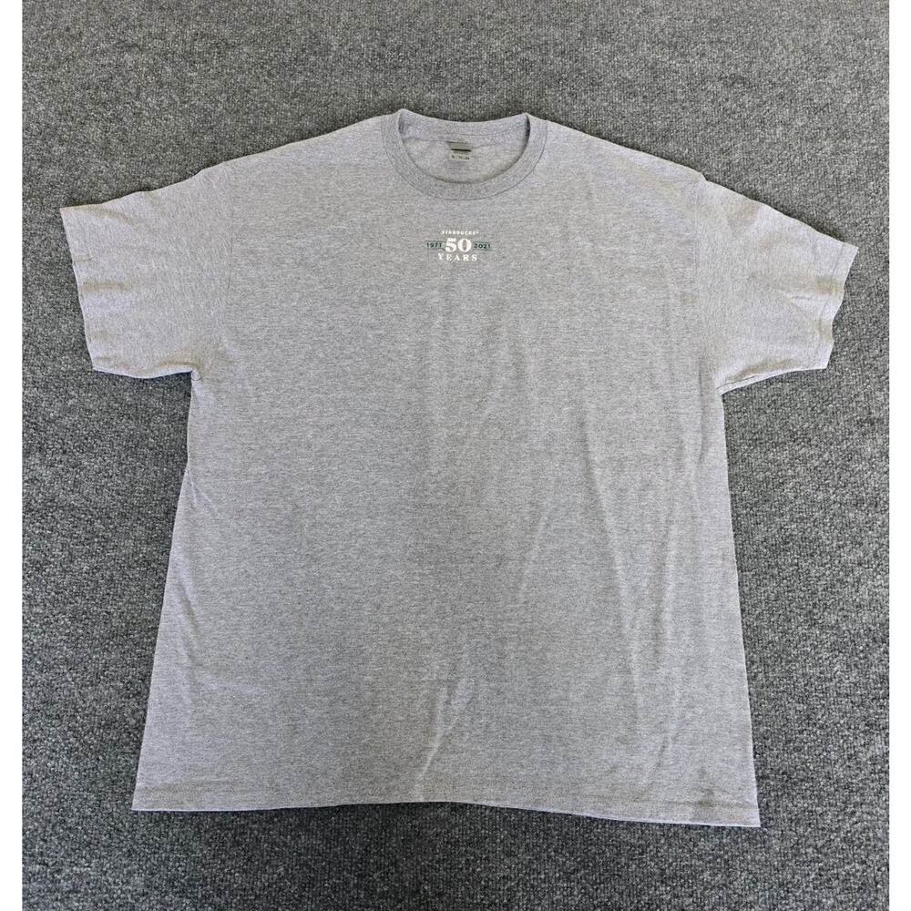 Starbucks 50th Anniversary XL 1971-2021 Graphic T-Shirt Coffee Barista Wear